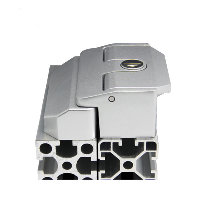 工業(yè)鋁型材配件鋁合金門(mén)鎖304045通用機(jī)械門(mén)窗鎖搭扣鎖門(mén)碰鎖包郵